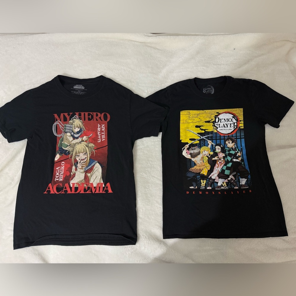 My Hero Academia & Demon Slayer
Anime Shirts Small Unisex